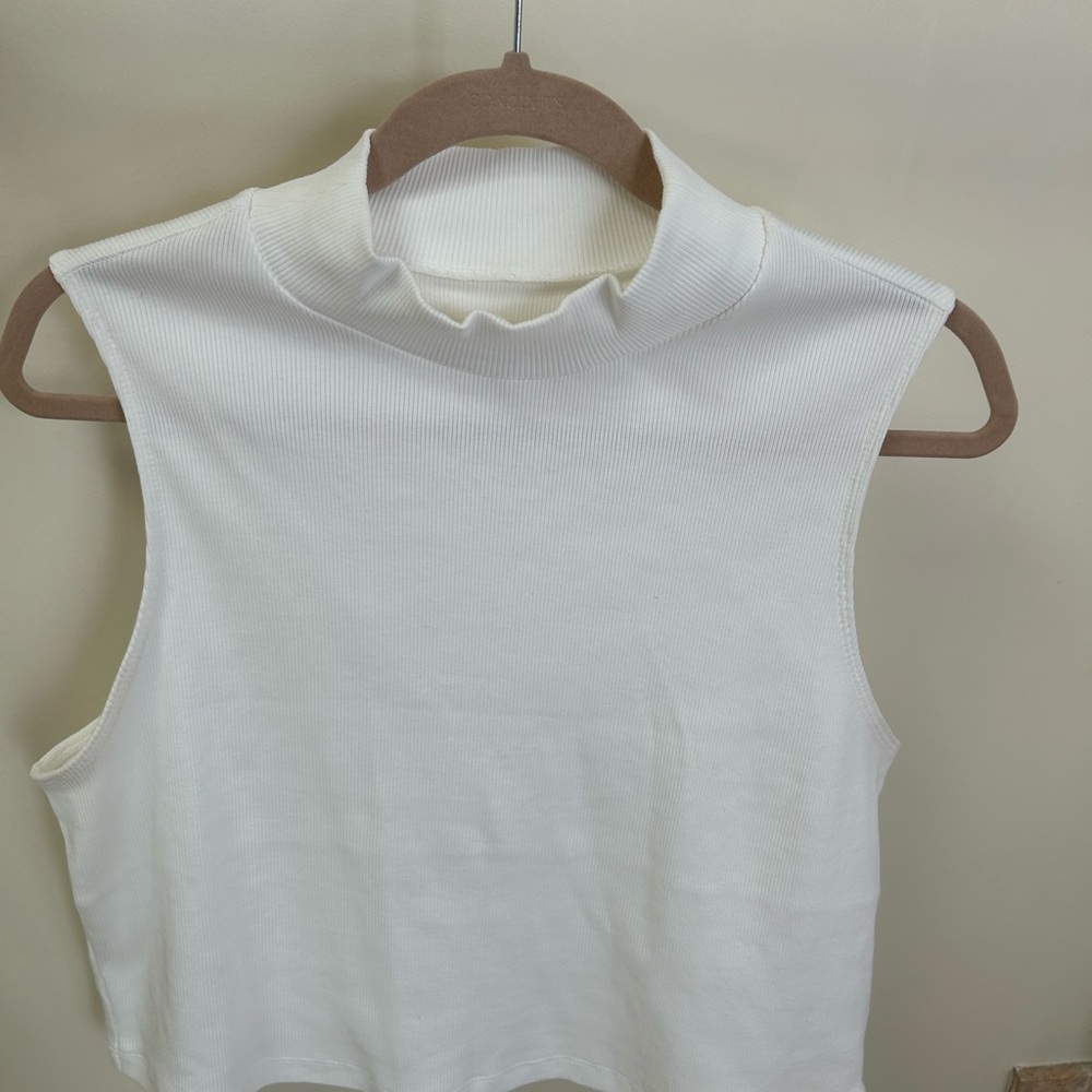 NWOT Everlane White Sleeveless Women's Top